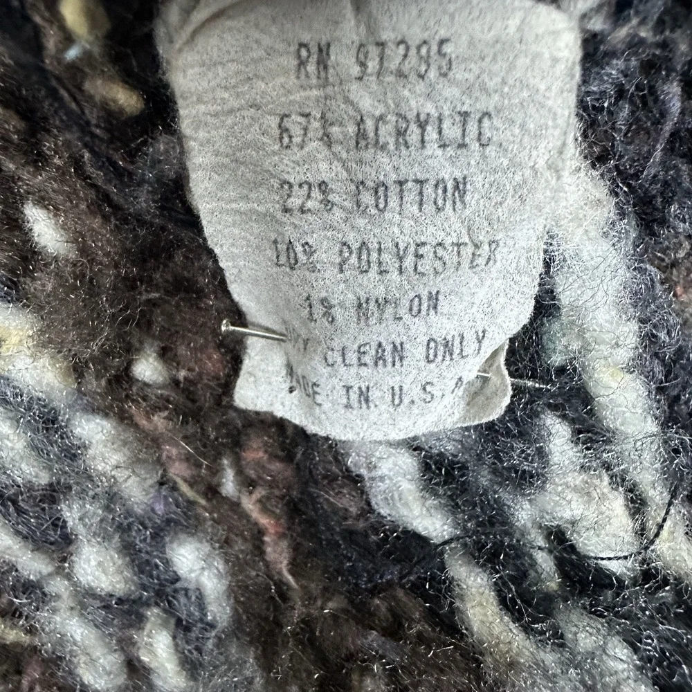 Relais Petite Vintage Fair Isle Knit Sweater Women S 1/2 Zip Nordic Pullover USA - Picture 8 of 12